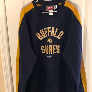 Buffalo Sabres retro embroidered sweatshirt. 2XL